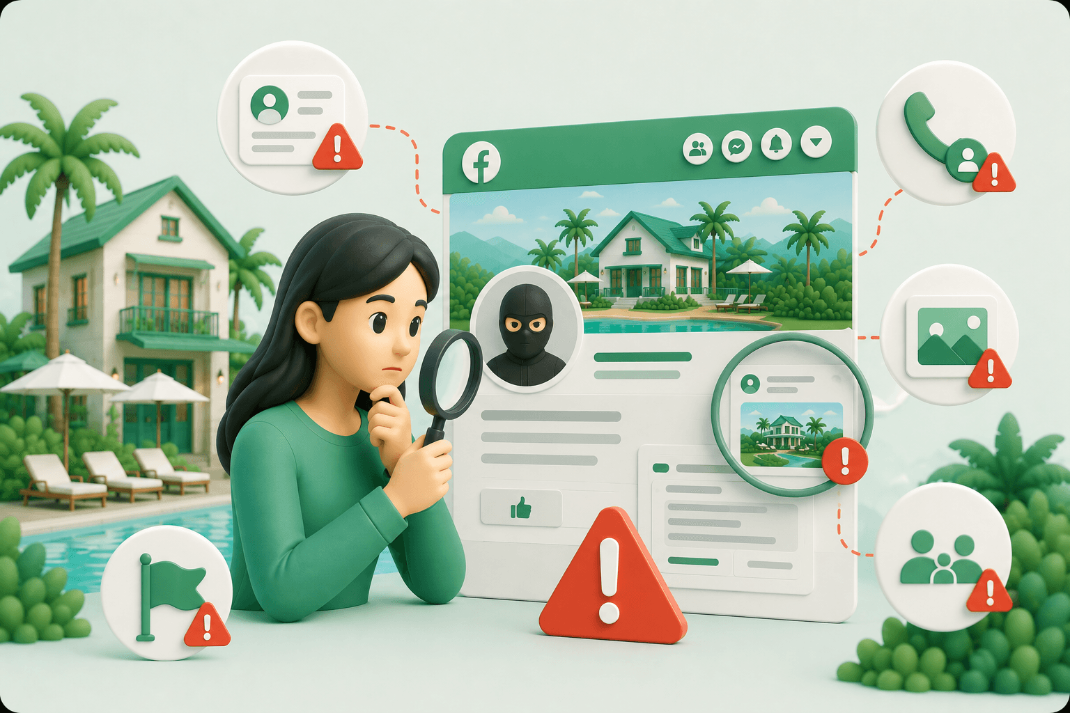 Các dấu hiệu nhận biết fanpage khách sạn giả mạo