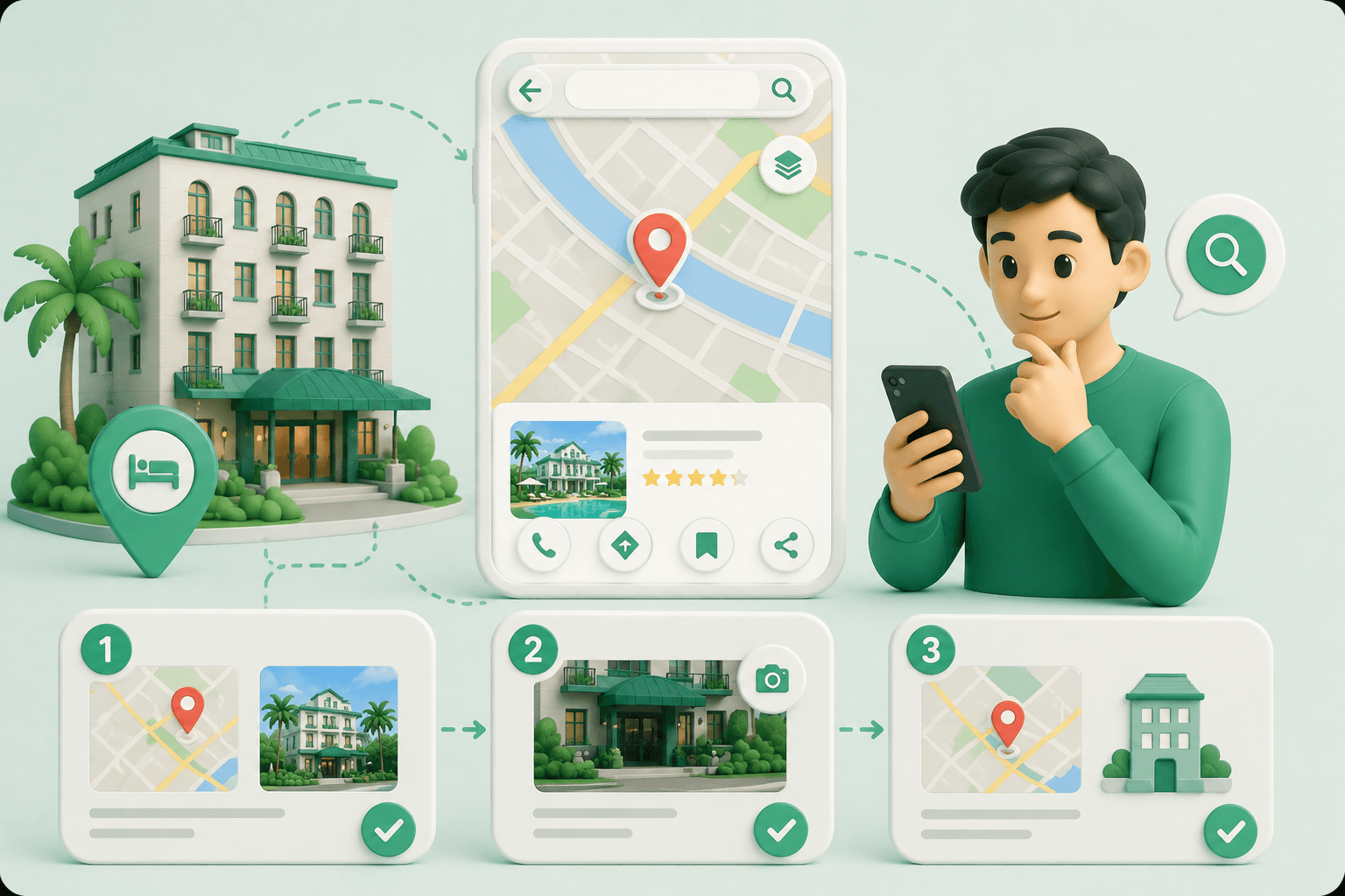 3 cách đối chiếu thông tin khách sạn với Google Maps