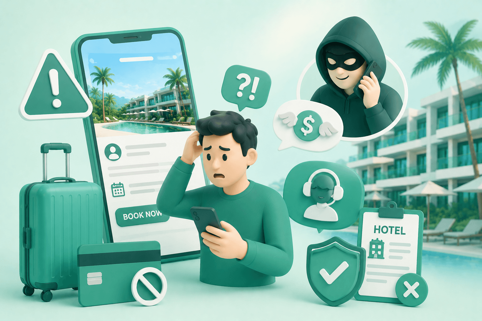 Bị lừa đặt phòng khách sạn: phải làm gì ngay bây giờ?
