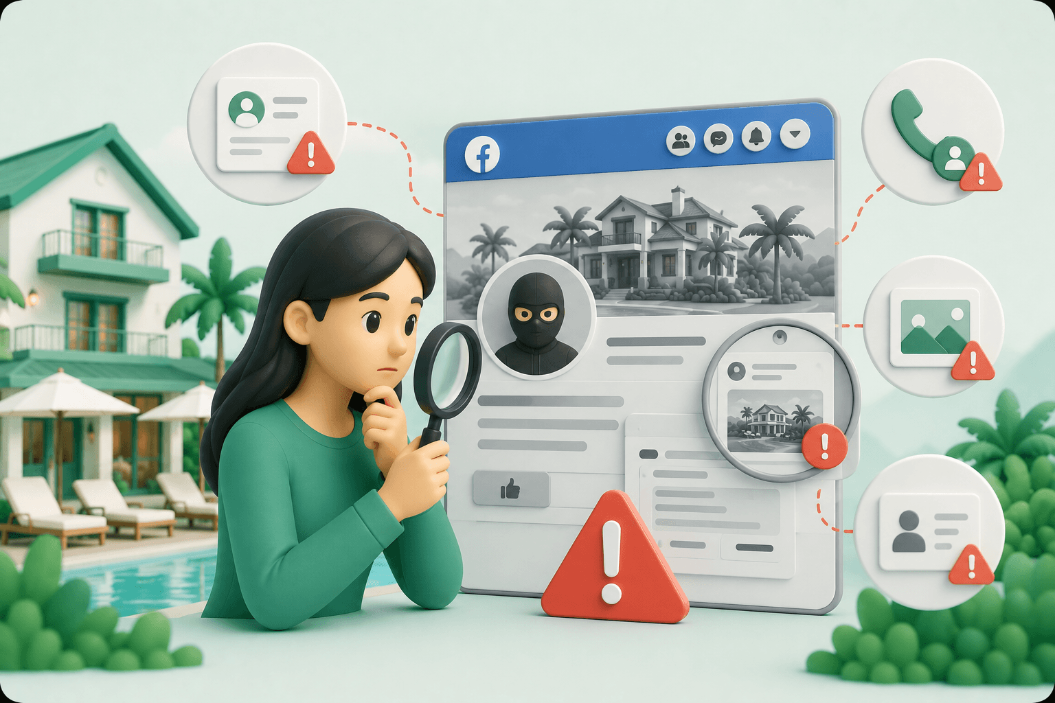 Các dấu hiệu nhận biết fanpage khách sạn giả mạo