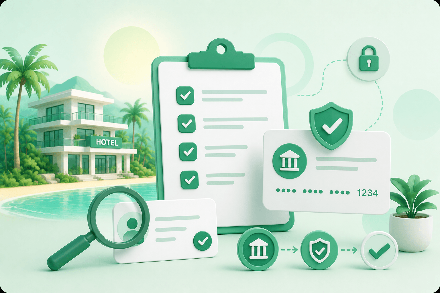 Cách xác minh tài khoản ngân hàng khách sạn trước khi chuyển tiền