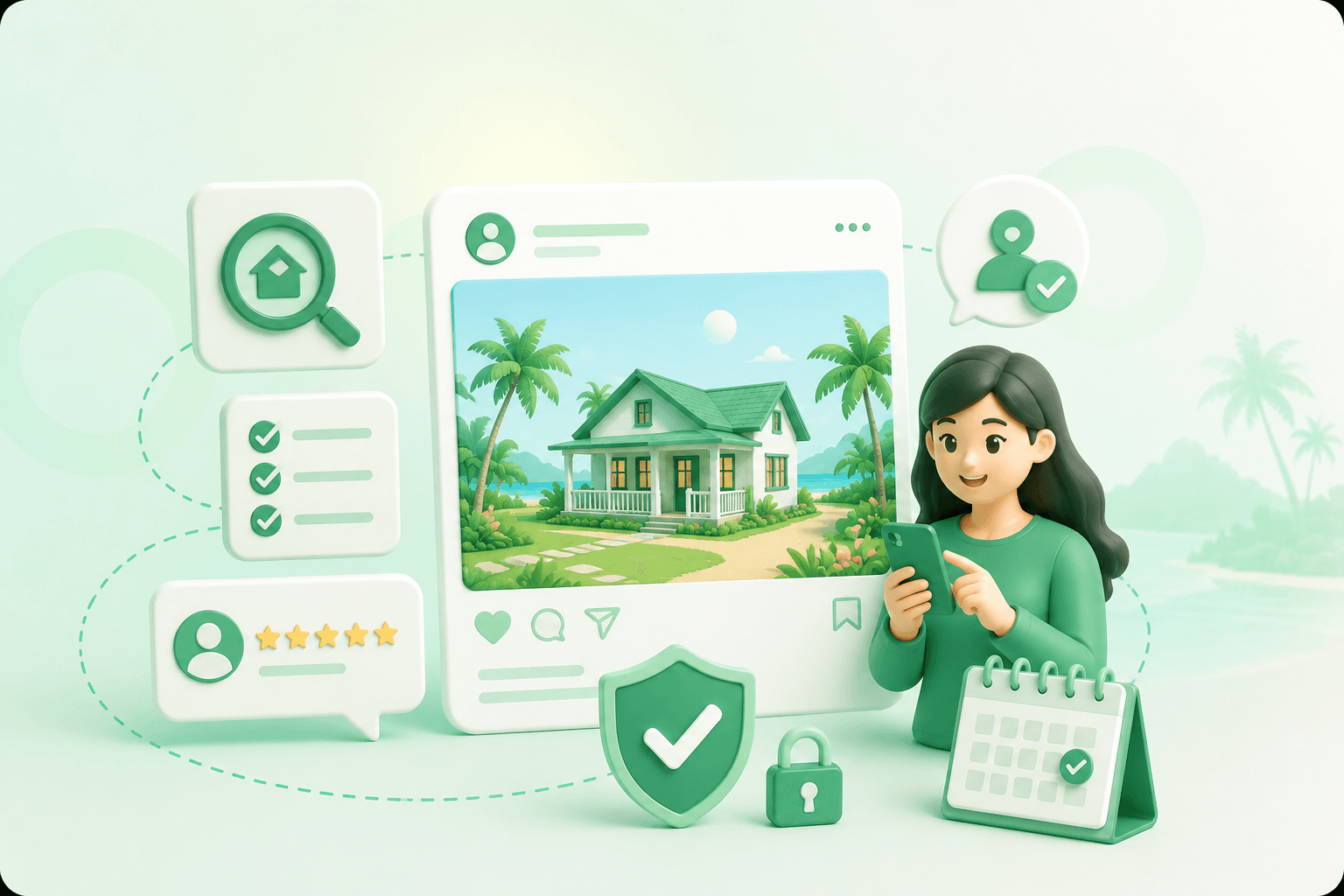Hướng dẫn đặt phòng homestay an toàn qua mạng xã hội