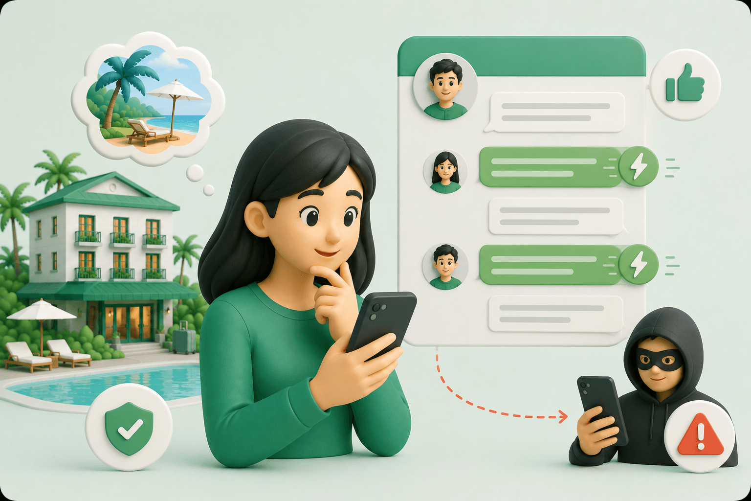 Tại sao bạn dễ tin người bán phòng chỉ vì họ nhắn tin nhanh?