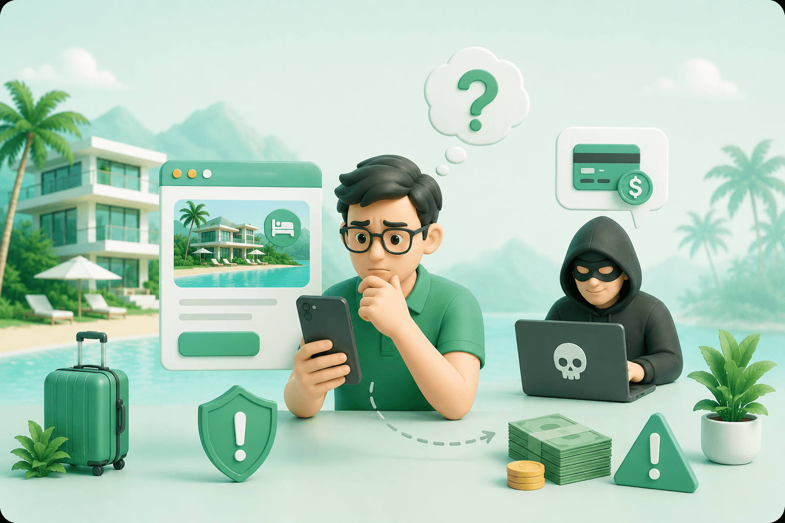 Vì sao người thông minh vẫn bị lừa khi đặt phòng online?